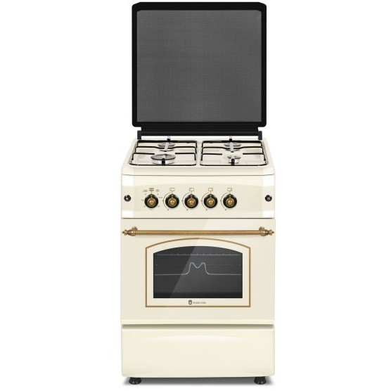 Aragaz Firenze FE50/55 3 arzatoare gaz 1 electric Cuptor electric Bej