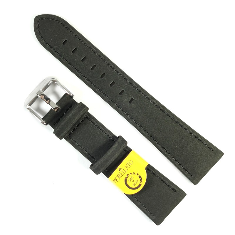 Curea de ceas Neagra Morelatto Flake Bio Material - 20mm, 22mm 