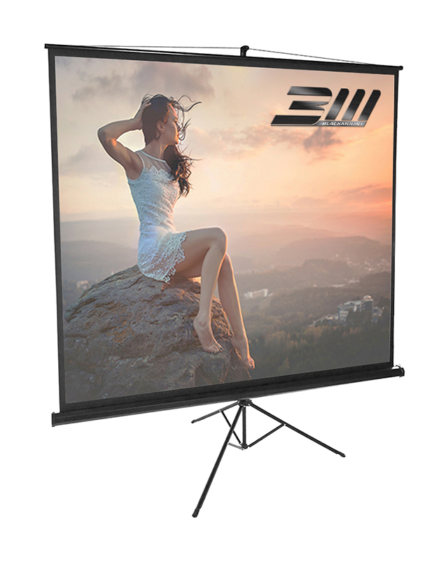 Ecran de proiectie Blackmount 1/1TR180-BM-ECRTRP, 180 x 180 cm