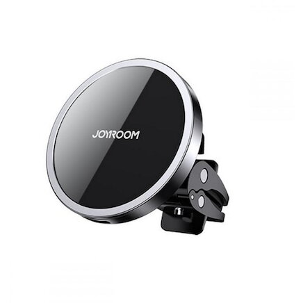 Suport auto JR-ZS240 Magnetic, compatibil MagSafe, incarcare wireless, rotire 360 grade, Cablu USB-C inclus, Negru