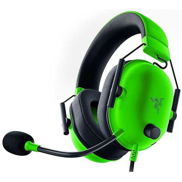 Casti Over-Head Gaming Blackshark V2 X Green