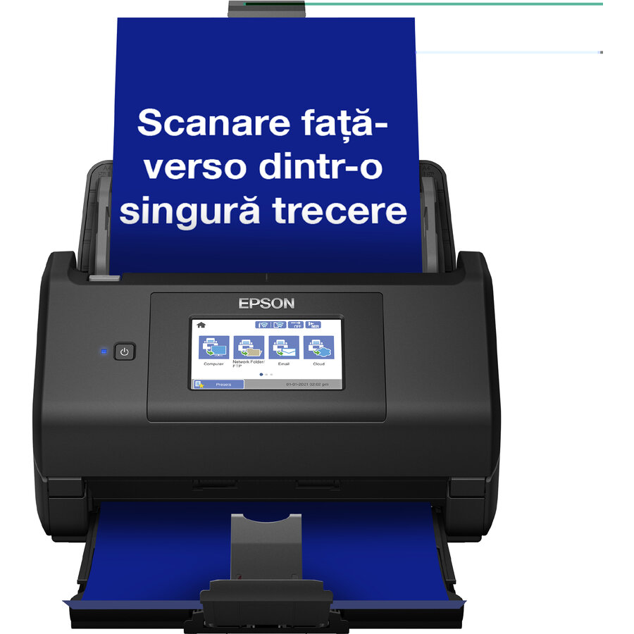 Scanner ES-580W 600DPI CIS Negru