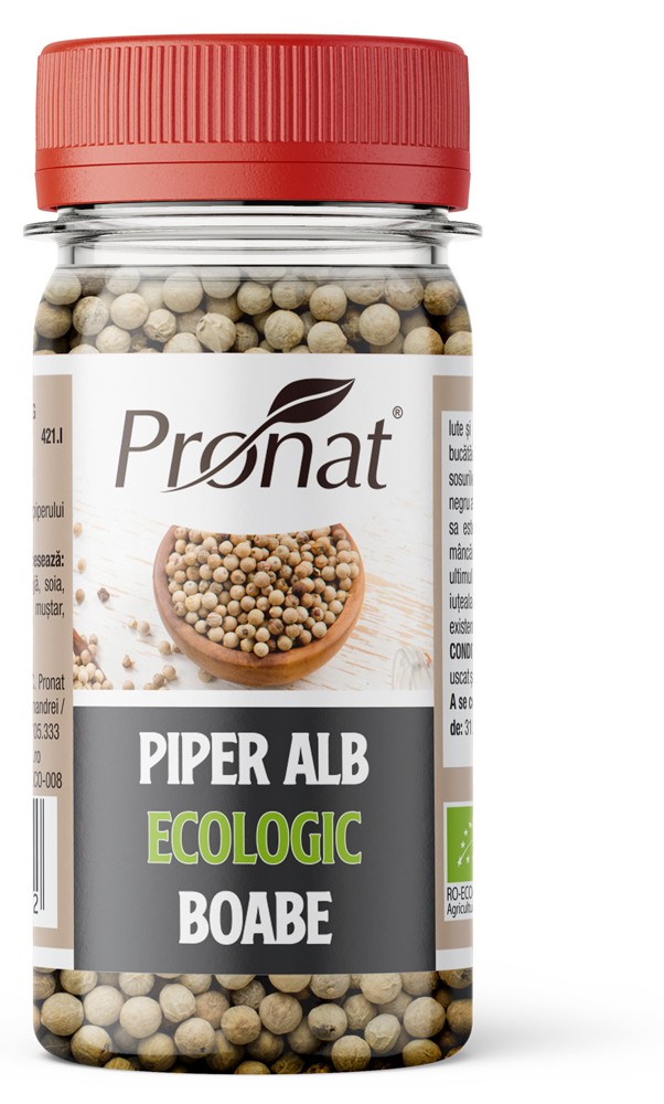 Piper alb boabe, BIO, 60g