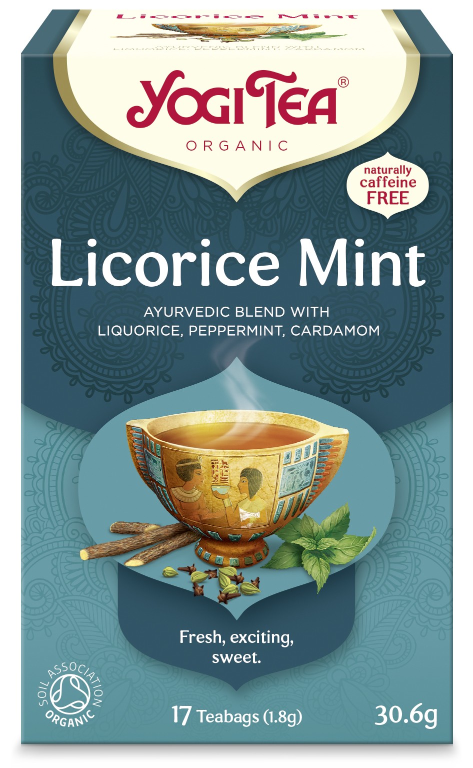 Ceai Bio LEMN DULCE & MENTA Yogi Tea, 30.6 g