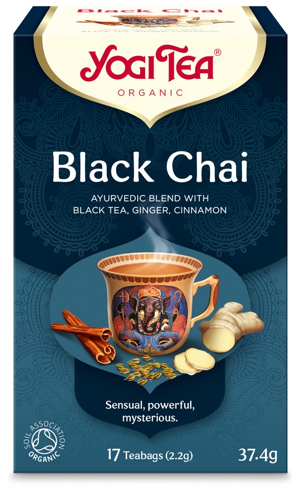 Ceai Bio NEGRU Yogi Tea, 37.4 g