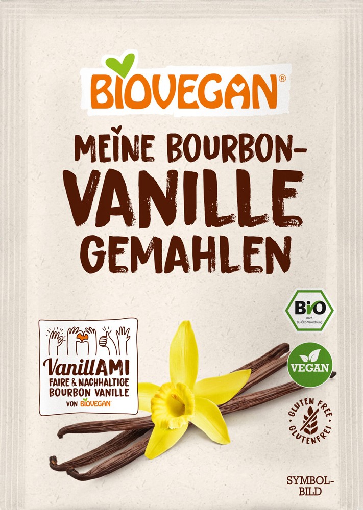 BIOVEGAN - Vanilie Bio macinata, 5 g