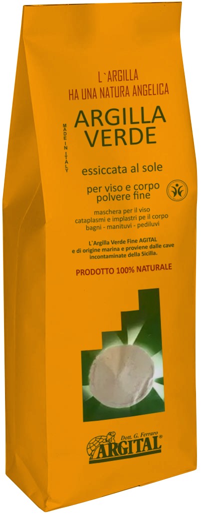 ARGITAL - Argila verde pentru uz extern - pulbere fina 2,5 kg