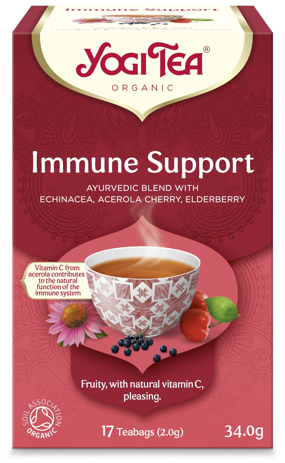 Ceai Bio SPRIJIN IMUNITAR Yogi Tea, 34.0 g