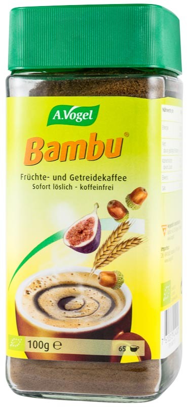 Bambu – Bautura instant bio din fructe si cereale, inlocuitor de cafea, 100 g, Pentru 65 portii