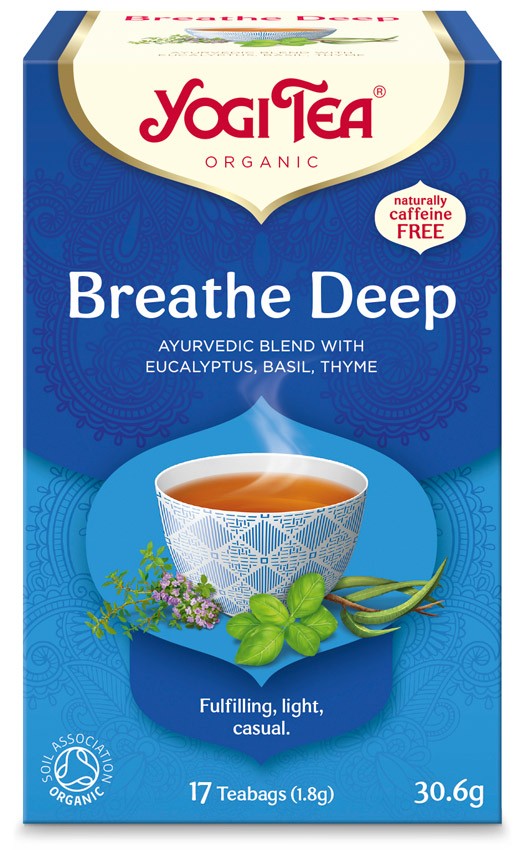 Ceai Bio RESPIRATIE PROFUNDA Yogi Tea, 30.6g