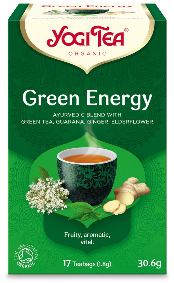 Ceai Bio ENERGIE VERDE Yogi Tea, 30.6g