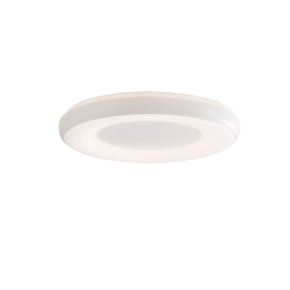 Plafoniera Jutio, plastic, 4 x 8.1 LED, 24.4 W, alb, 48 cm