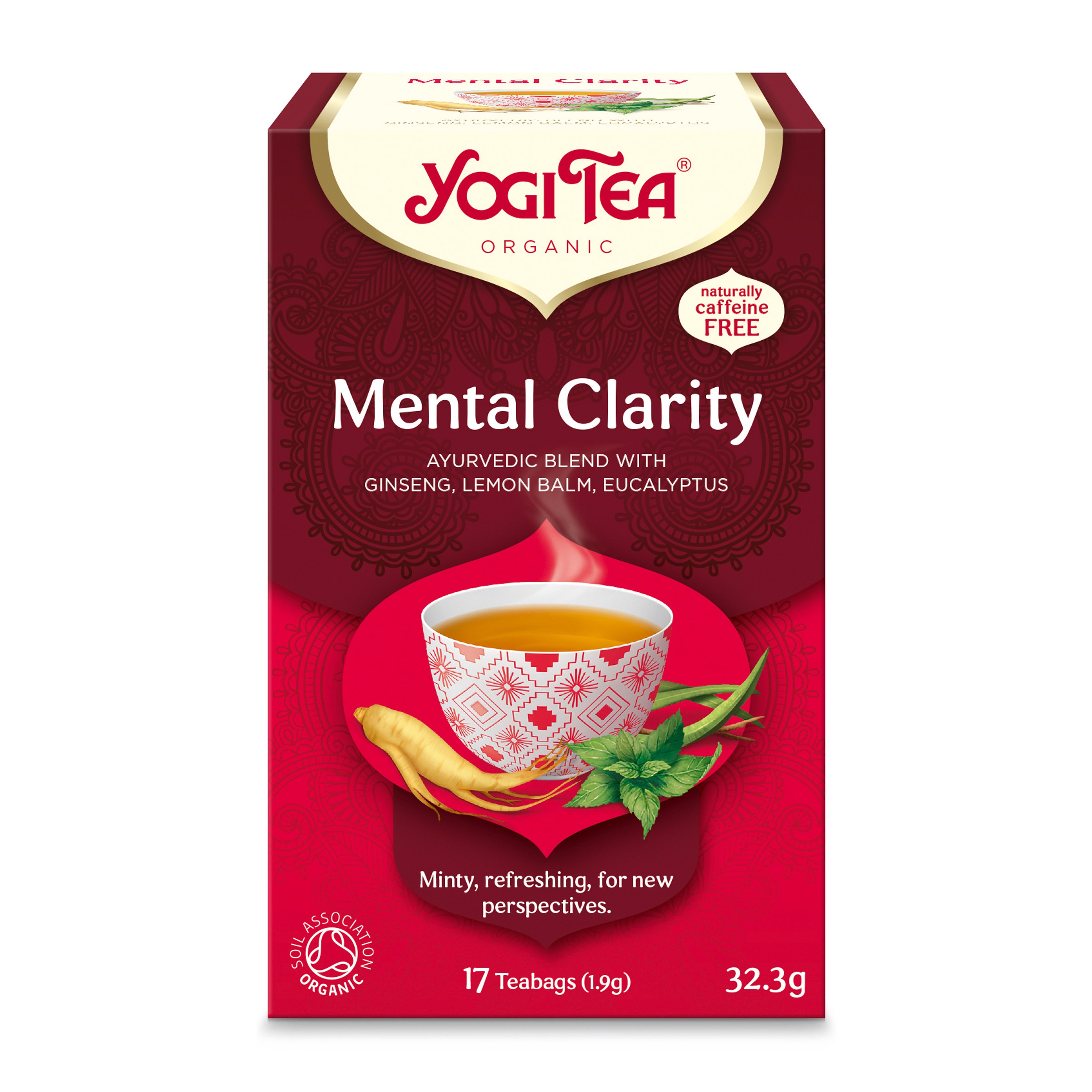Ceai bio Mental Clarity 17 pliculete a 1,9g, 32,3g Yogi Tea