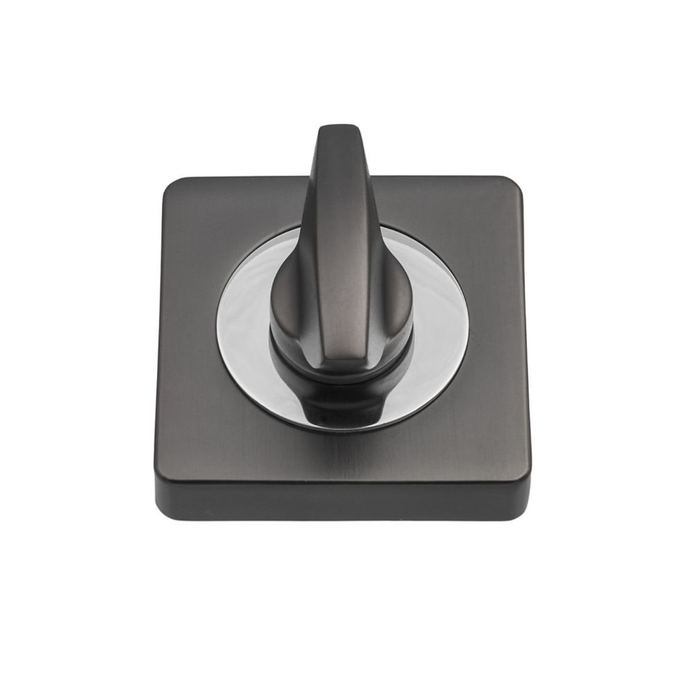 Rozeta pentru WC Gamet, patrata, zamac, crom, 52 x 52 mm