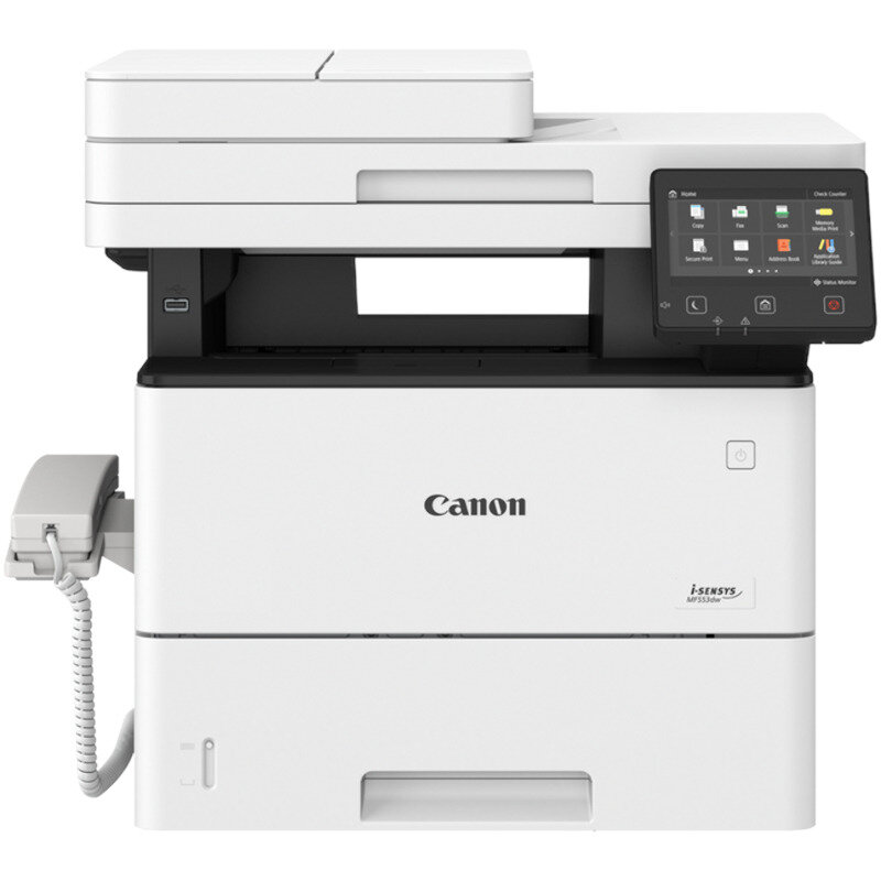 Multifunctionala i-SENSYS MF553dw  Laser  Monocrom  Format A4  Duplex  Retea  Wi-Fi  Fax Alb
