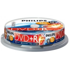 DVD+RW 4.7GB (10 buc. Spindle, 4x) 