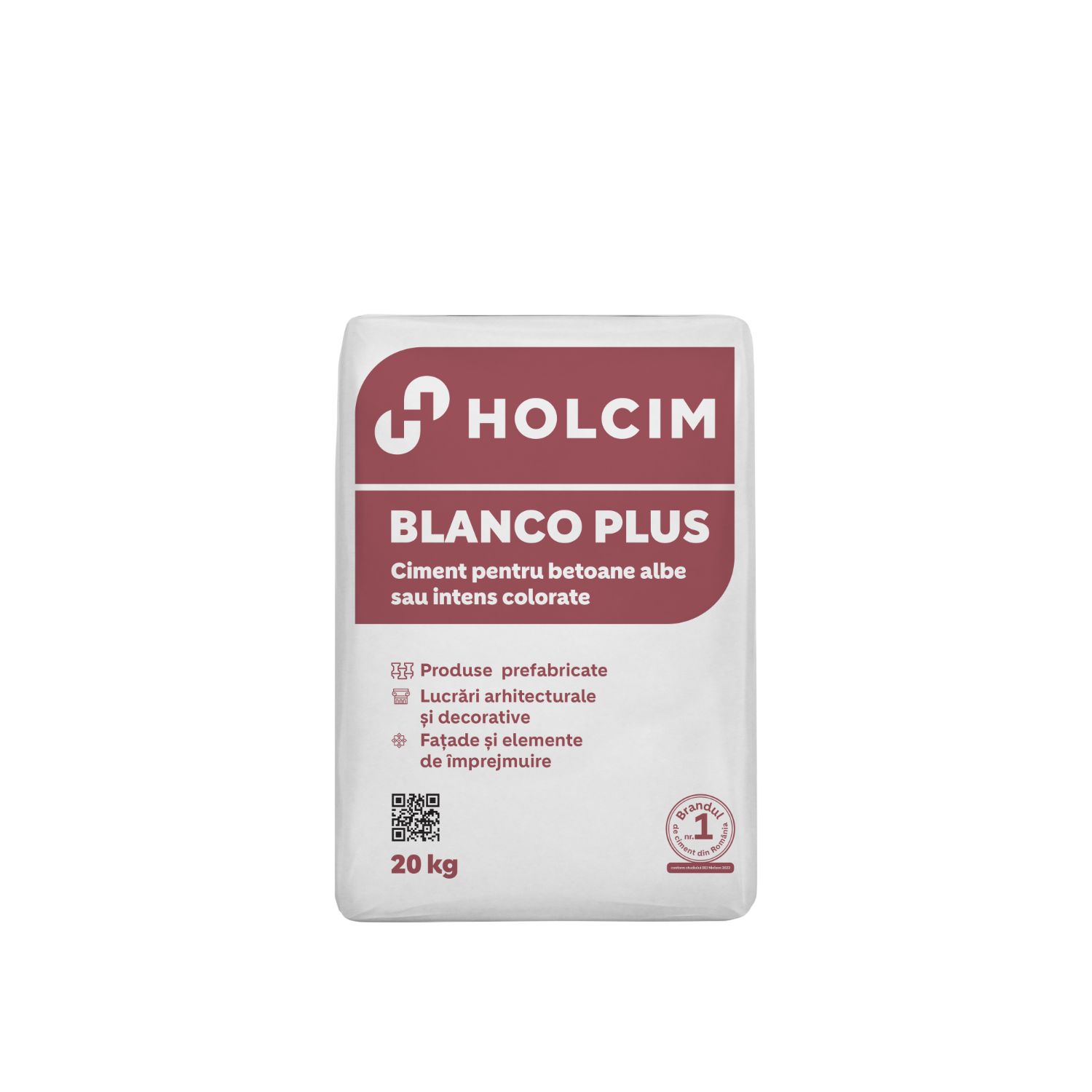 Ciment Blanco Plus CEM I 52.5R alb, 20 kg