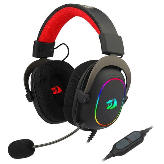 Casti Over-Head Redragon Gaming ZeusX 7.1 RGB Black