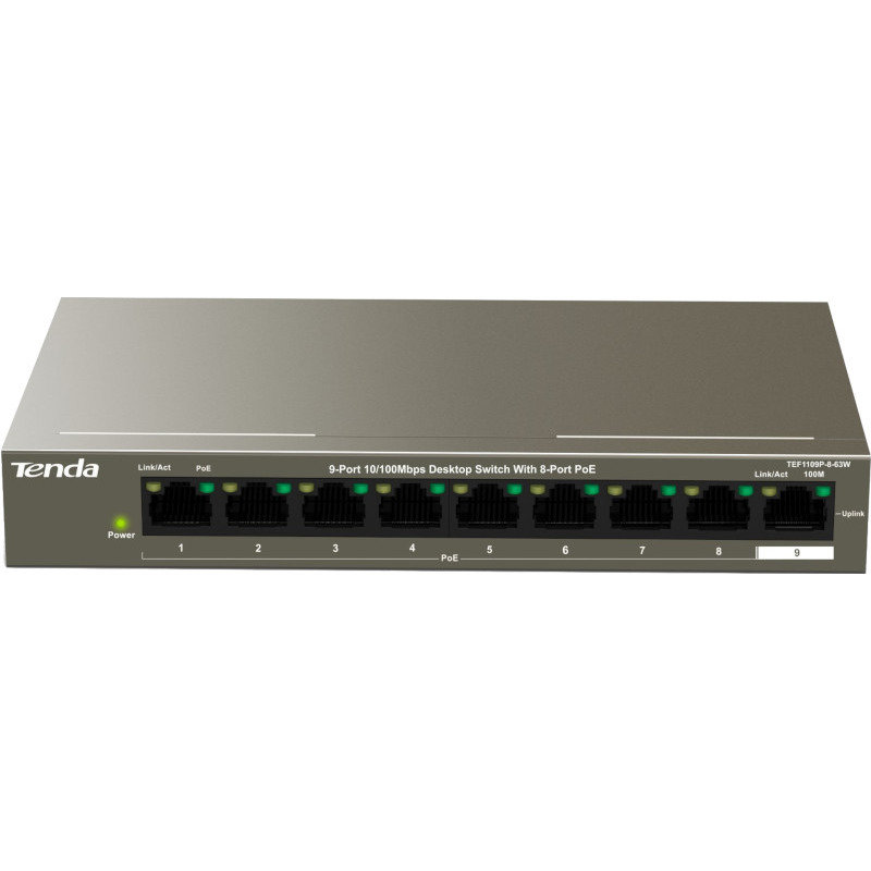 Switch TEF1109P-8-63W PoE