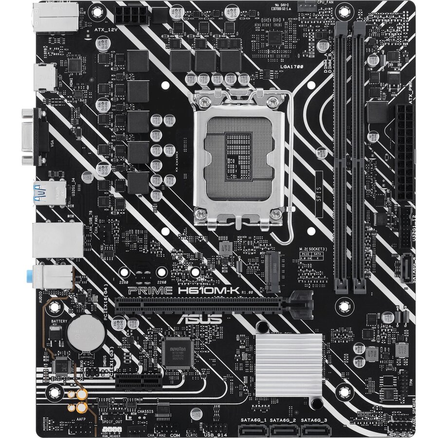 Placa De Baza PRIME H610M-K Socket 1700