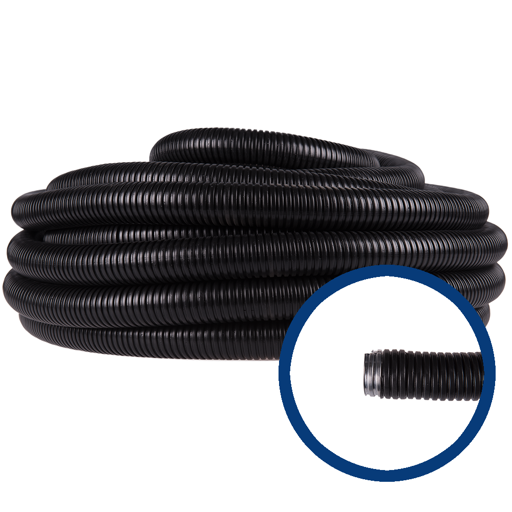 Copex metalic spiralat cu izolatie PVC, D 37 mm, 320N, rola 25 m