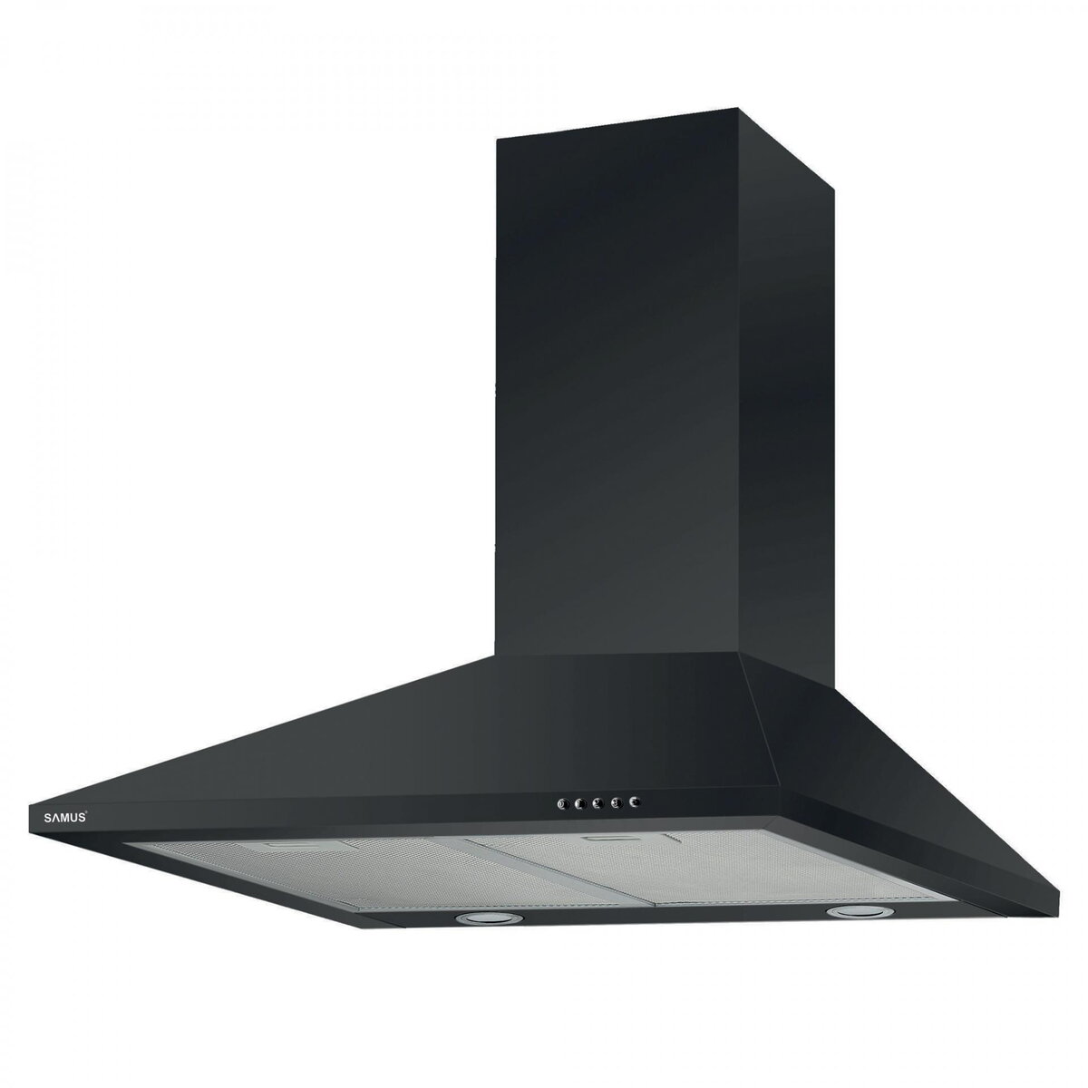 Hota HS630DLB, Latime 60 cm, 1 Motor, 3 Trepte de absorbtie, Negru