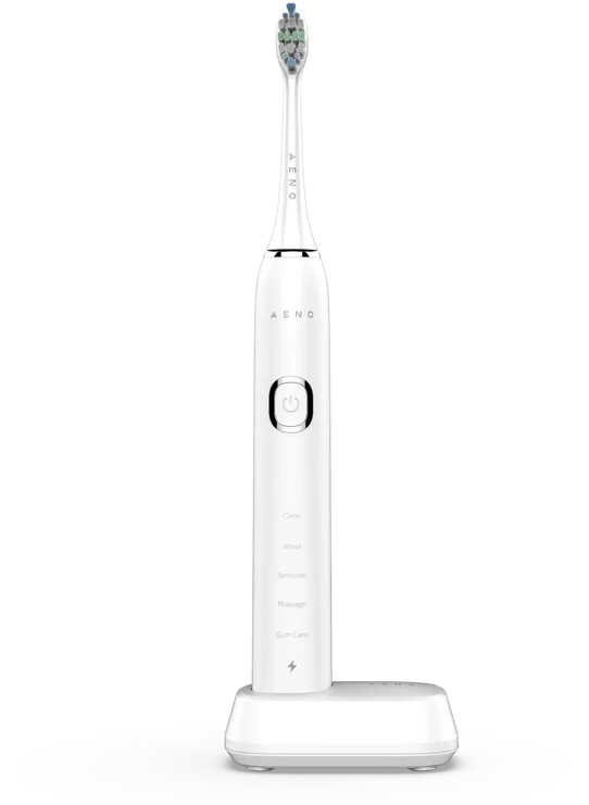 AENO Periuta de dinti electrica DB5,  46000 vibratii/ min., 5 moduri curatare ,2 capete de periaj,  Alb