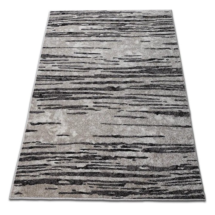 Covor Phoenix design abstract gri-negru 3013-244