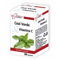 Ceai verde & vitamina c 30cps FARMACLASS