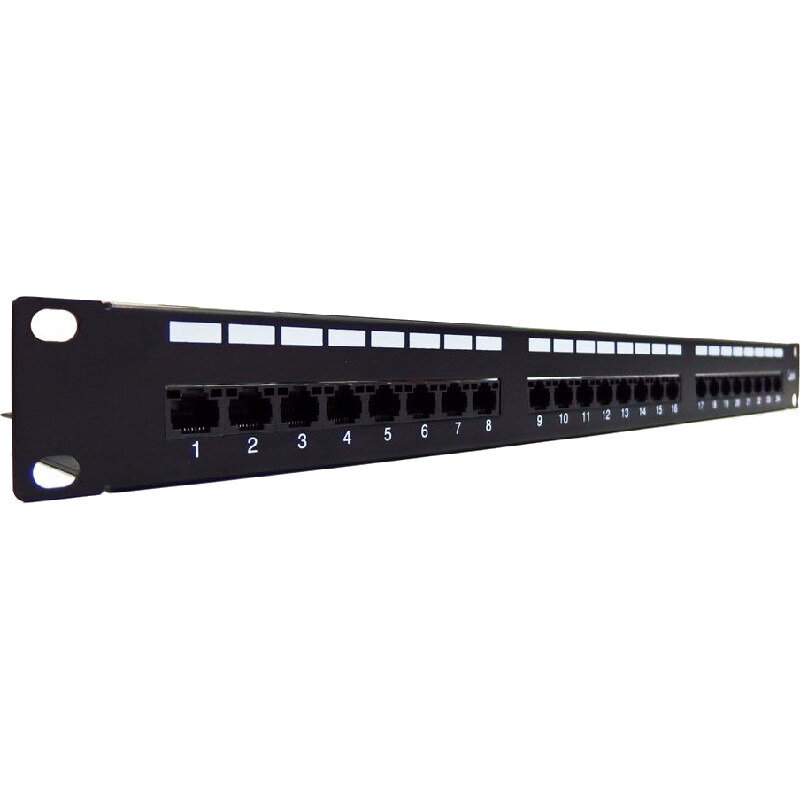 Accesoriu Retea CAT6 patch panel 24-port UTP