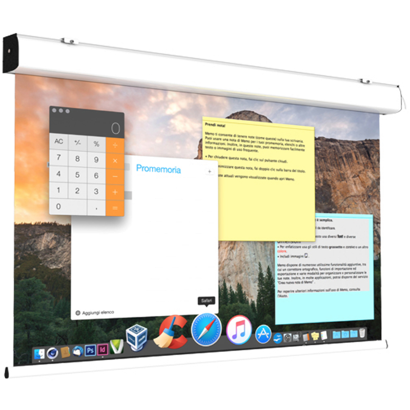 Ecran de proiectie Screenint COMPACT Front Rear 4:3 250 x 190 cm