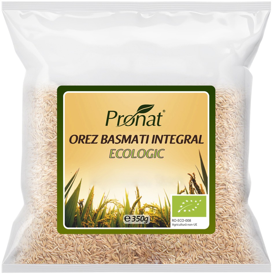 Orez integral Basmati Bio, 350 g