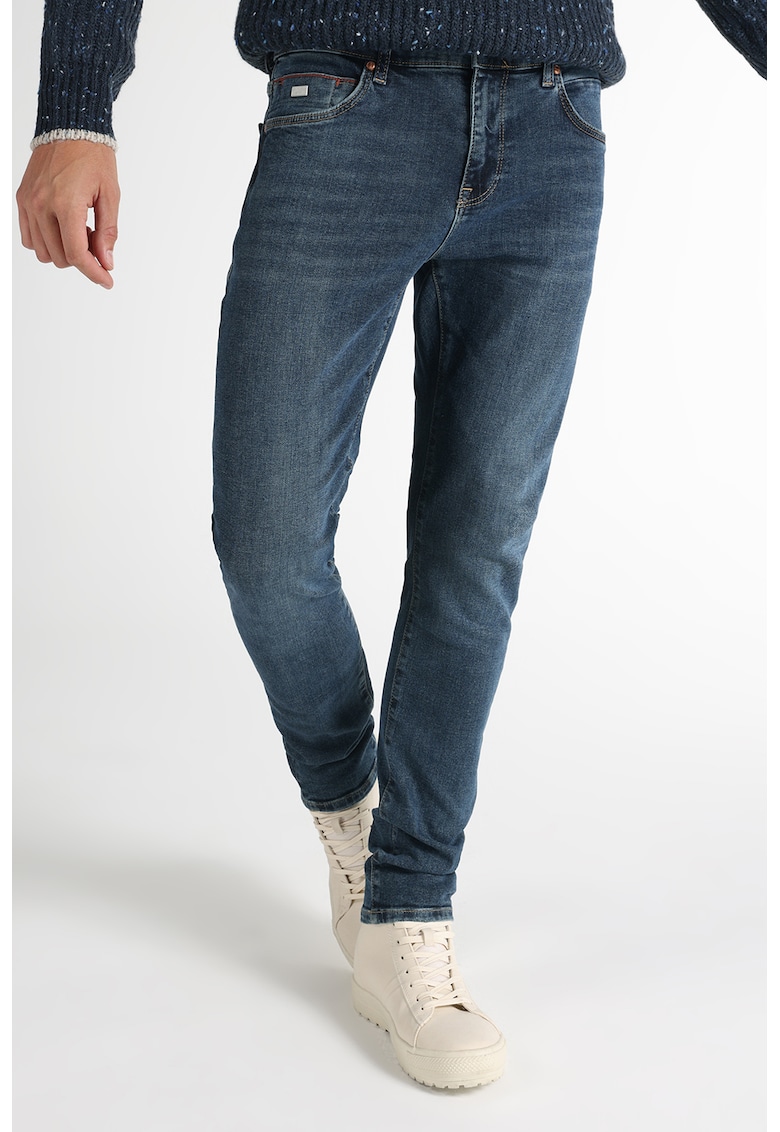 Blugi slim-fit Danny - Albastru inchis