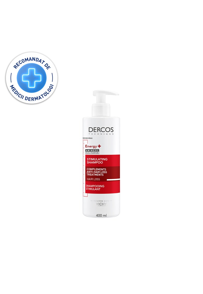 Sampon energizant  Dercos Energy + impotriva caderii parului cu aminexil, 400 ml