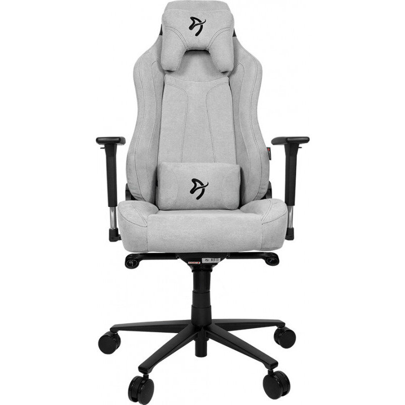 Scaun Gaming Vernazza Soft Fabric Light Gray