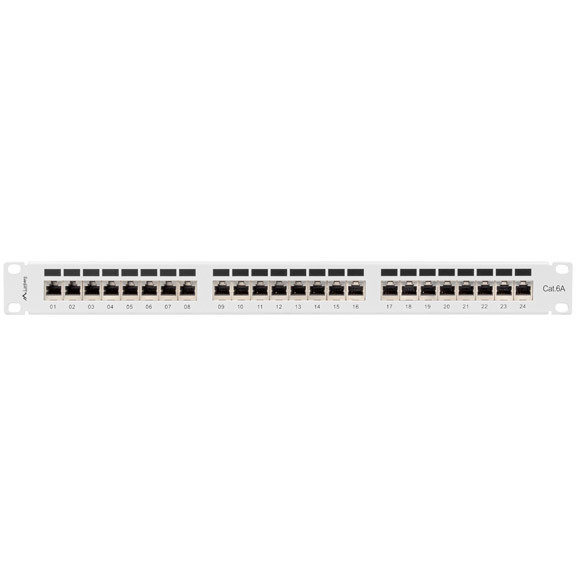 Patch Panel 19 inch 24 porturi Grey