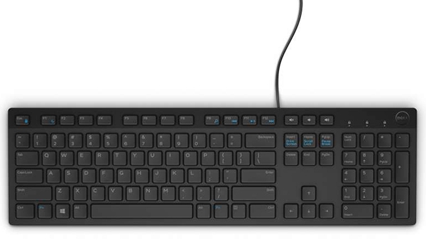 Tastatura DELL; model: KB 216; layout: FRA; NEGRU; USB; "R5KCK"