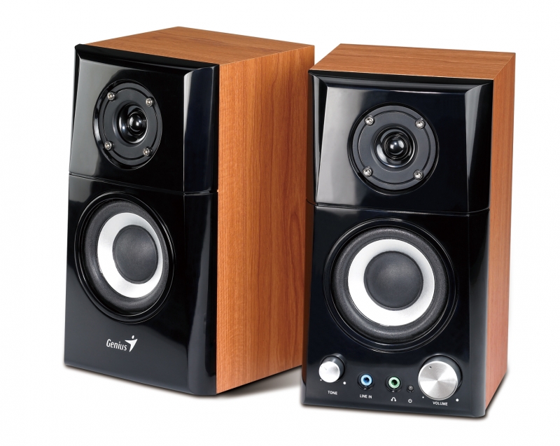 BOXE 2.0 GENIUS "SP-HF500A", RMS: 7Wx2, black&cherry wood, jack casti,  line in "31730905100" , BOXSP-HF500A (include timbru verde 1 leu)