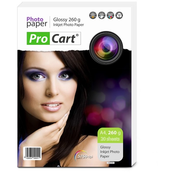 Hartie foto 20 coli A4 High Glossy 260g