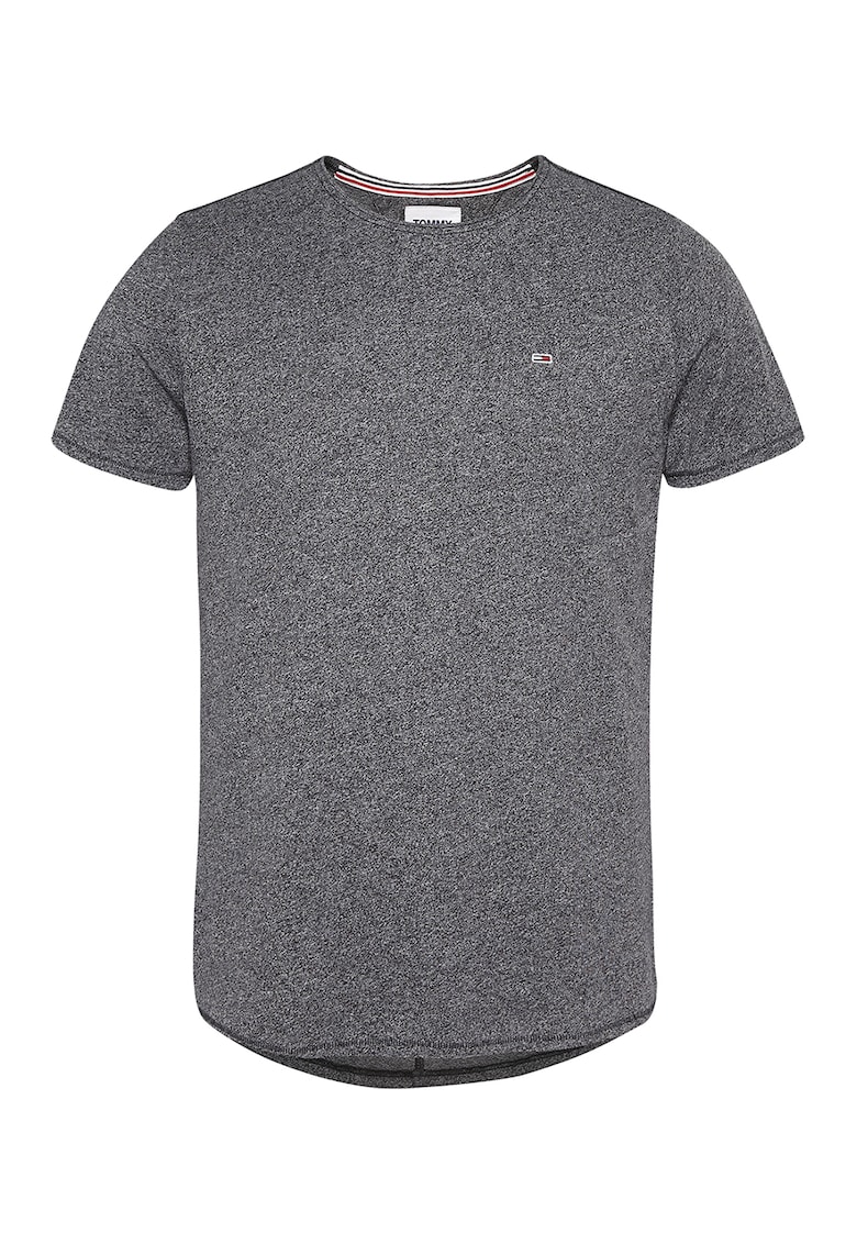 Tricou slim fit - Gri melange