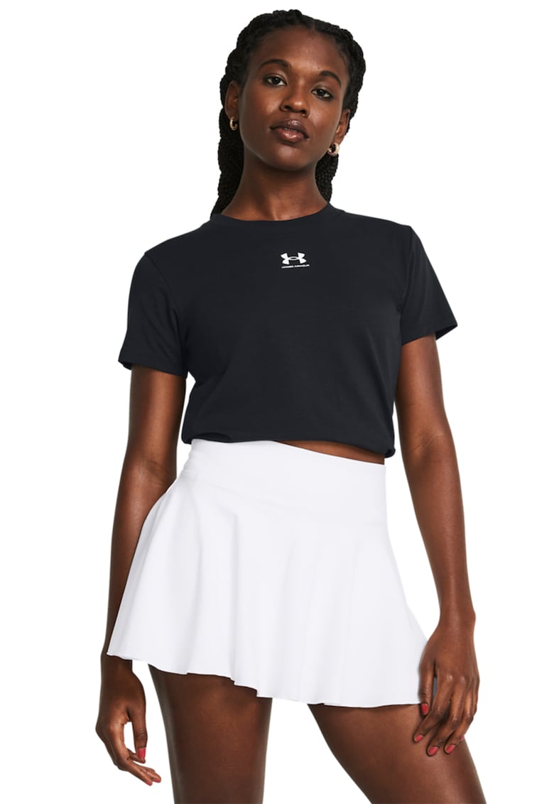 Tricou cu detaliu logo Rival Core - Negru