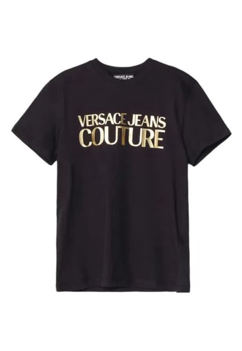 Tricou din bumbac cu imprimeu logo -