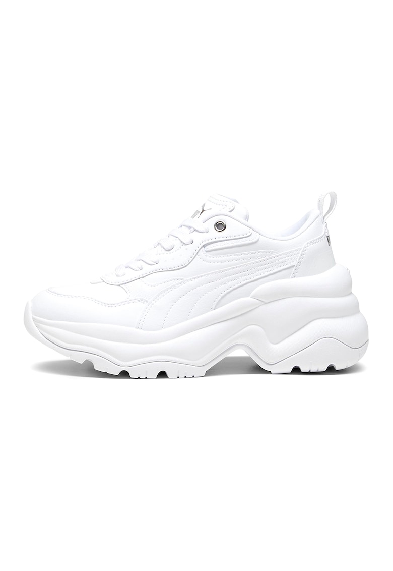 Pantofi sport Cilia demi-wedge - Gri/Alb optic