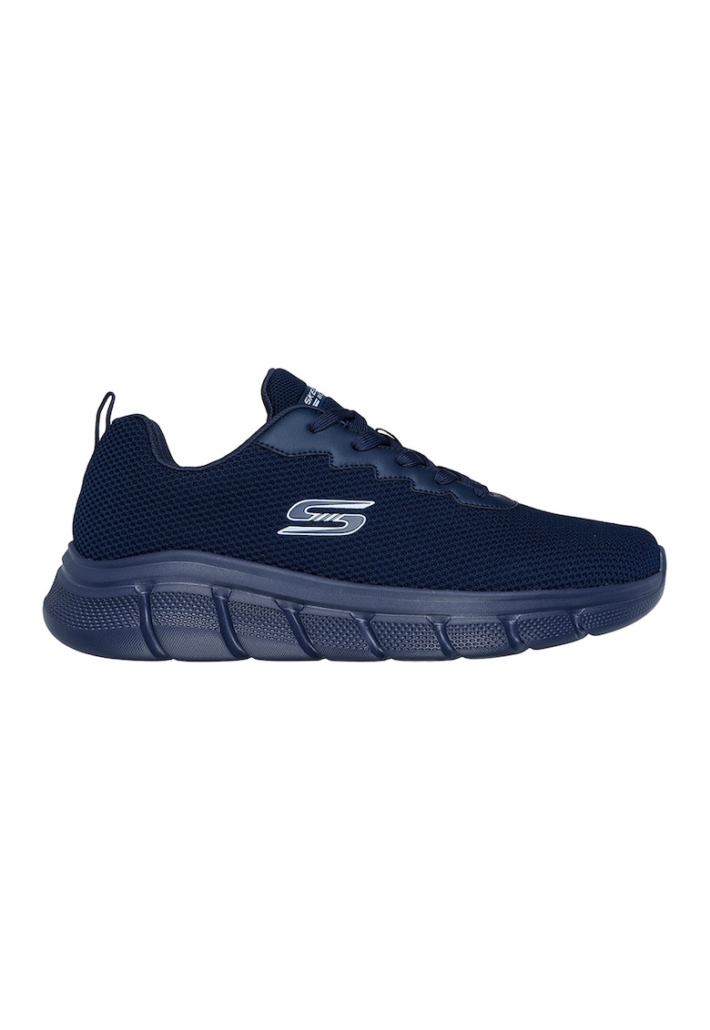 Pantofi sport de plasa cu insertii din material sintetic Chill Edge - Bleumarin