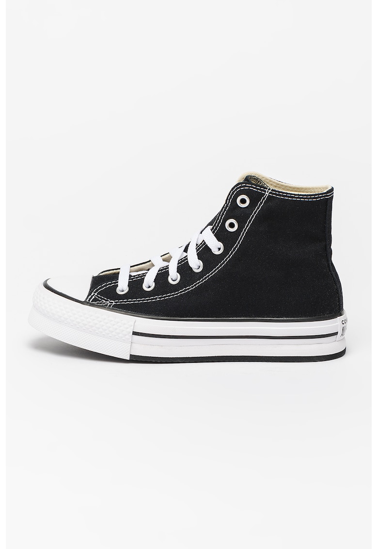 Tenisi flatform Chuck Taylor All Star High - Alb/Negru