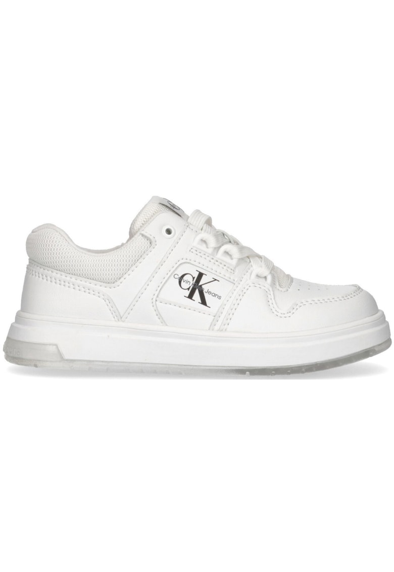 Pantofi sport pentru Fete - low cut lace-up sneaker - V3X9-80864-1355100 - Alb - Alb