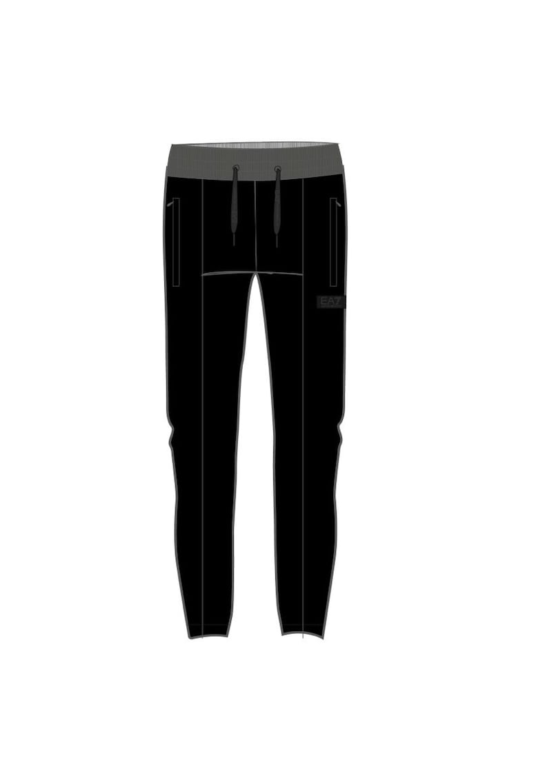 Pantaloni  pentru Barbati - m pants fz co pl - 6DPP68-PJODZ-1200 - Negru - Negru