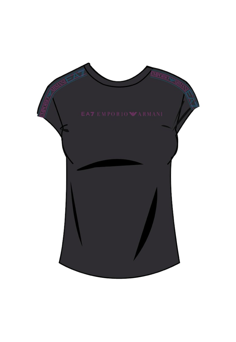 Tricou  pentru Drumetie - 6DTT03-TJKUZ-1200 - Negru - Negru