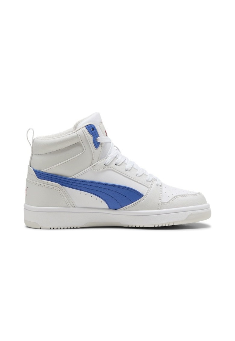 Pantofi sport pentru Fete - rebound v6 mid jr - 393831-24 - Alb - Alb