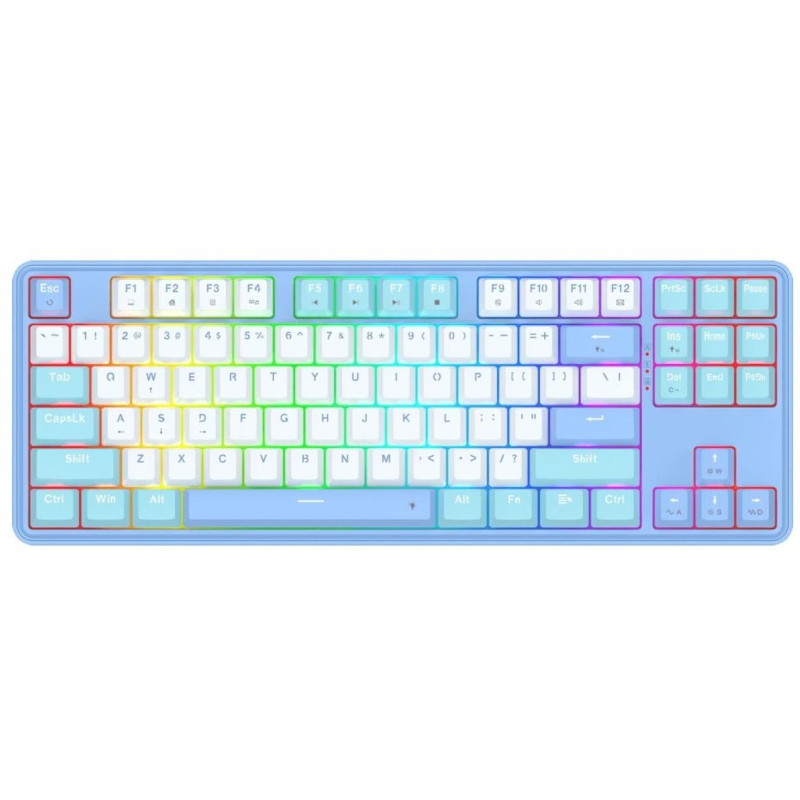 Tastatura Gaming Redragon Star Blade Bluemarin RGB TKL Switch-uri liniare Redragon Gri Mecanica